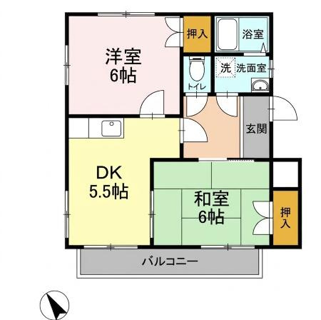 シティハイツ　Ｂ棟の間取り
