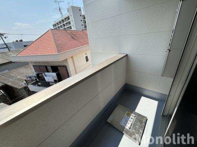 ジーメゾン岸和田フローレのバルコニー