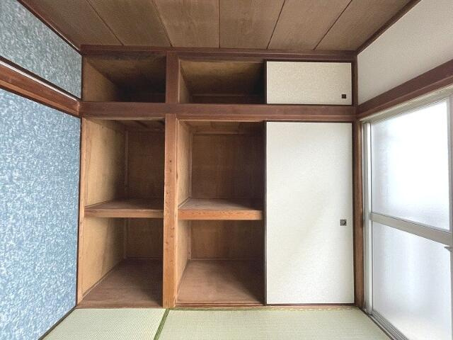 ２ヶ所ありたっぷり収納