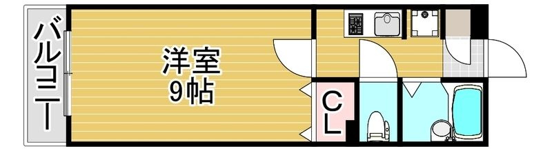 PLEAST多々良リバーサイドの間取り