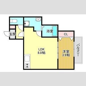 THE NOBLES 久留米中央の間取り|使い勝手の良い間取りです♪