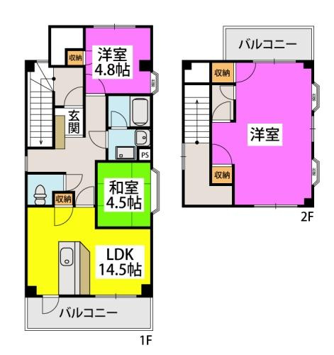 グランドステータス清川ビルの間取り