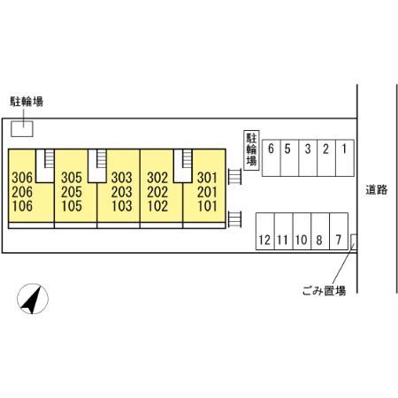 フォレストリーフの区画図