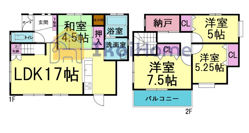神戸市西区北別府4丁目　中古戸建の間取り|【ホームページに現地動画掲載中】●年中無休：当日予約可●陽当たり良好＆収納豊富な4LDKの間取りです