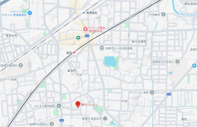 暁マンションの地図