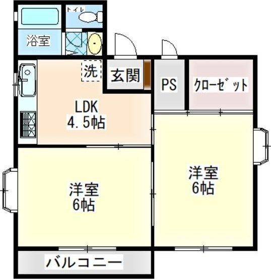 メゾン川崎の間取り