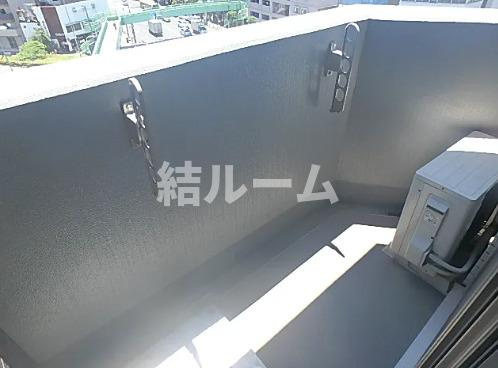 北区王子３丁目の賃貸マンションのバルコニー