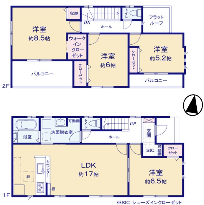 KIS太田市東長岡町14期　2号棟の間取り