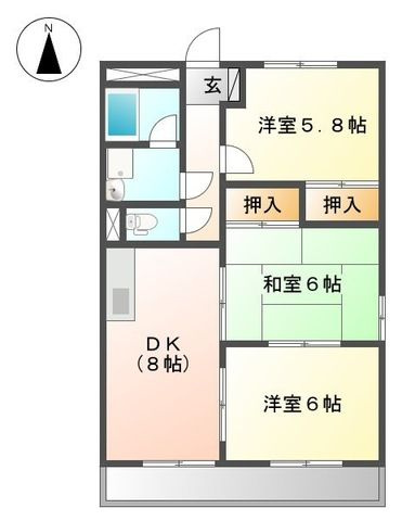 マクセージの間取り