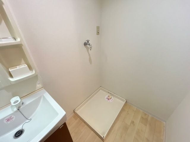 マクセージの洗面所|室内洗濯機置き場