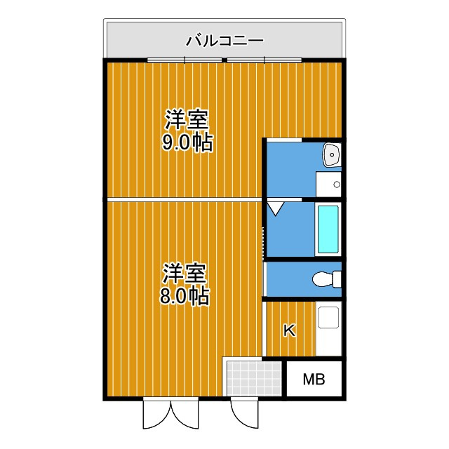 岡本ビルの間取り