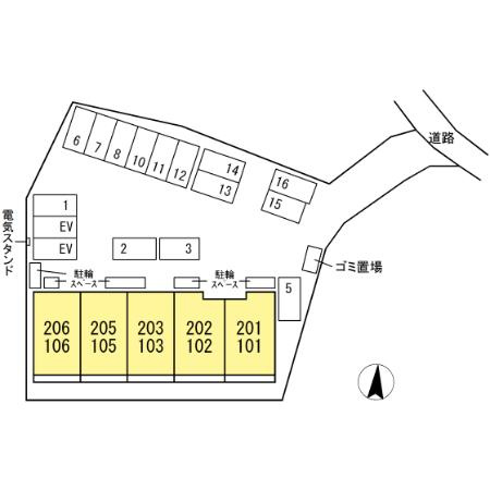 グランフォレストⅢの区画図