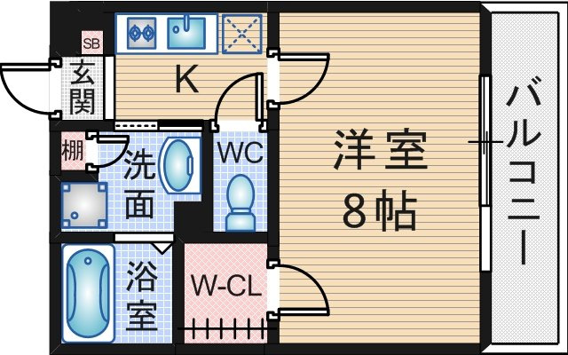 ハイツリベラの間取り