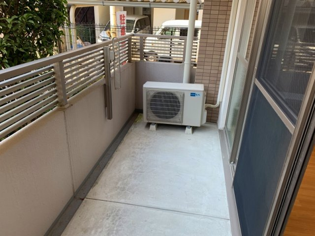 ハイツリベラのバルコニー