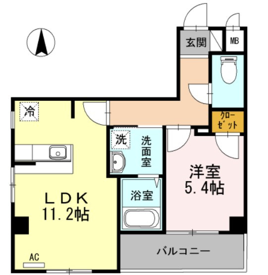 エスト四つ木の間取り