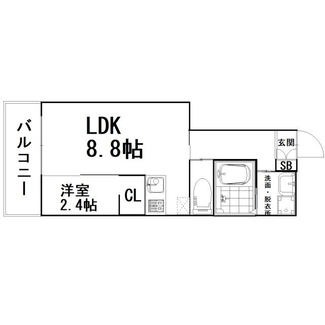 ウィルメゾン和白駅前の区画図