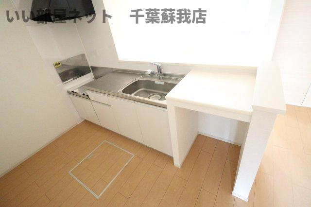 ラパンⅠのキッチン|きれいなキッチンです