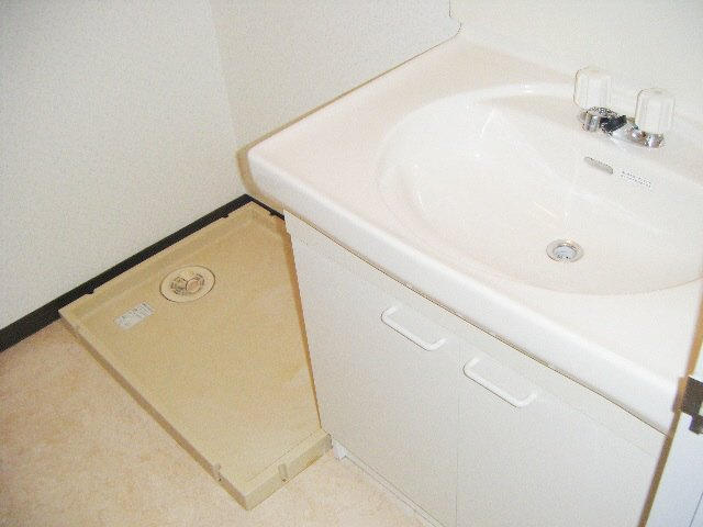 プラムロイヤル原木中山の洗面所|室内洗濯機置場ございます