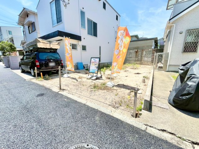 鳴尾町2丁目　建築条件付土地の土地図|現地（R8.4撮影）
