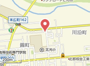 中古戸建　錦町の地図