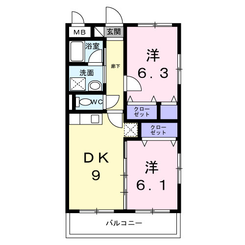 クレマチス　　刈谷市近郊の賃貸はクラスホーム刈谷店の間取り