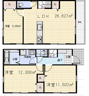 横浜市金沢区能見台６丁目のテラス
