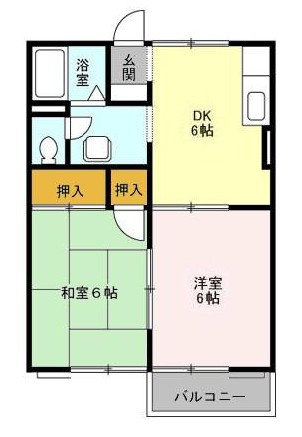 【間取り】 | エスポワール弐番館