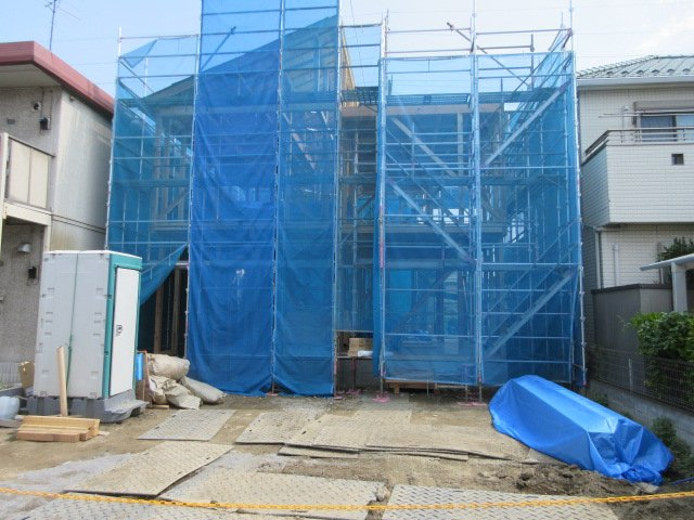 【仲介手数料無料】新築戸建　熊谷市伊勢町345-1（全1棟）の前面道路含む現地写真