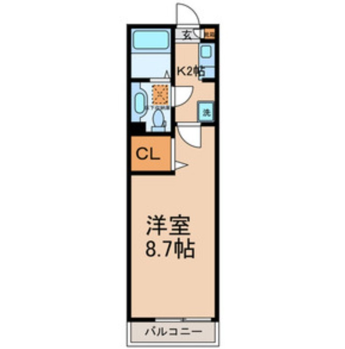 CORAL MIZUEの間取り