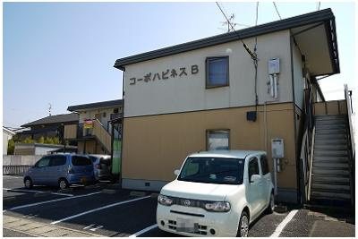 コーポハピネス　B棟の駐車場