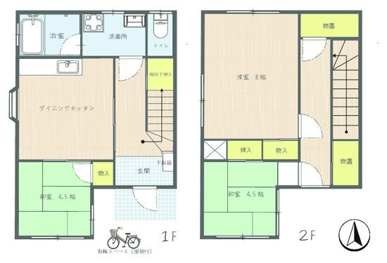 リバー関Ⅱの間取り