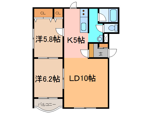 グリーンフォーレストの間取り