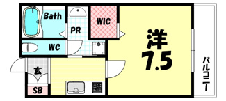 【間取り】 | ワコーレヴィータ魚崎北町