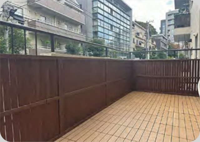 【バルコニー】三田綱町ハイツ