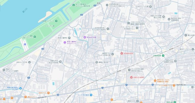 和歌山市有本　第4期　新築一戸建ての地図