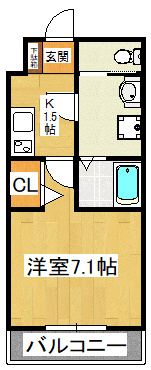 Ｎ－ｓｔａｇｅ西船橋Ⅱの間取り