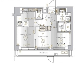 【間取り】 | ミライズ錦糸町マーロ | 間取りです。