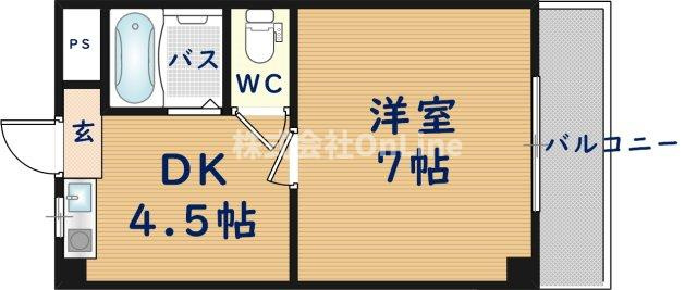 【間取り】 | セジュール八戸ノ里