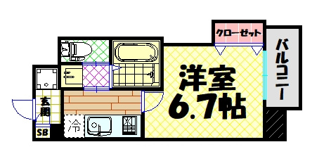 【間取り】 | Luxeドーム前Ⅱ