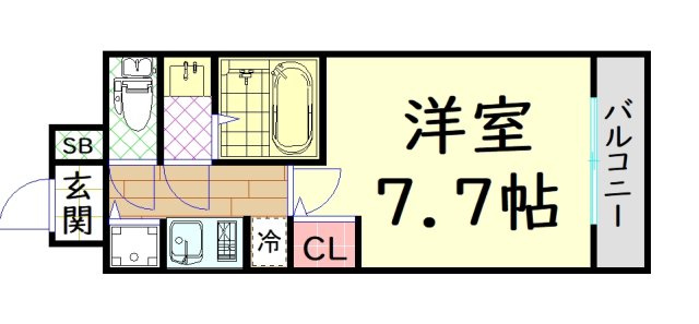 【間取り】 | プロシード難波ディオス