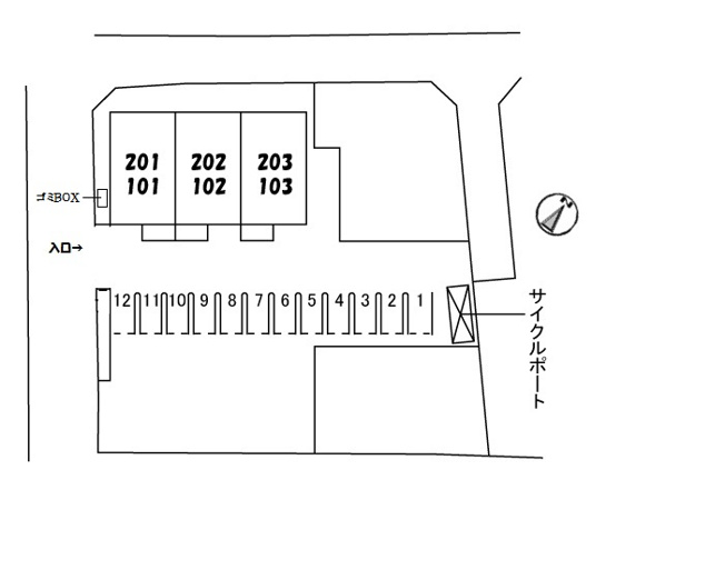 【区画図】 | 【成約物件】シャーメゾンKANDA