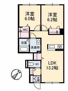 【間取り】 | 【成約物件】シャーメゾンKANDA