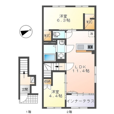 シャインテラス・アベニールの間取り|間取図
