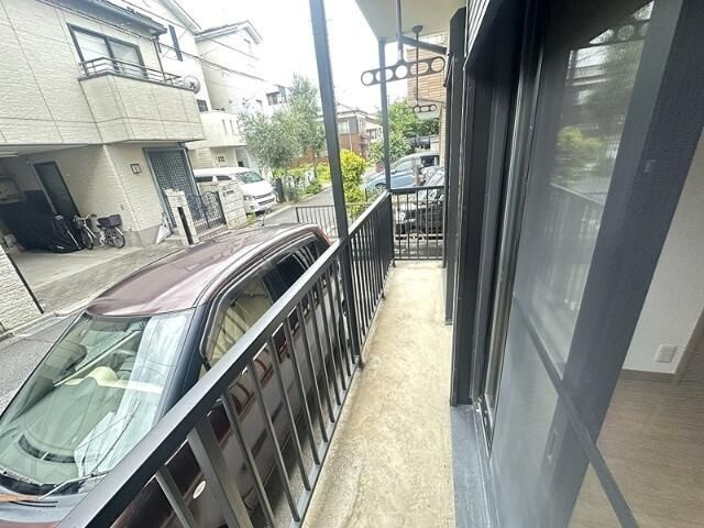 ツルースワンのバルコニー