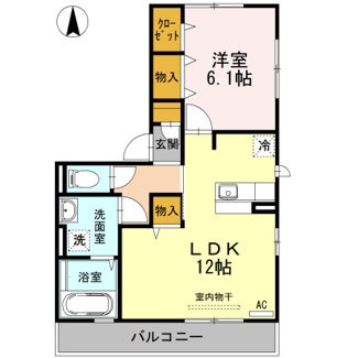 【間取り】 | アン　ソレイユ　Amn