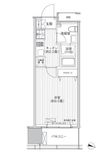 桜ヒルズ九段北の間取り|桜ヒルズ九段北