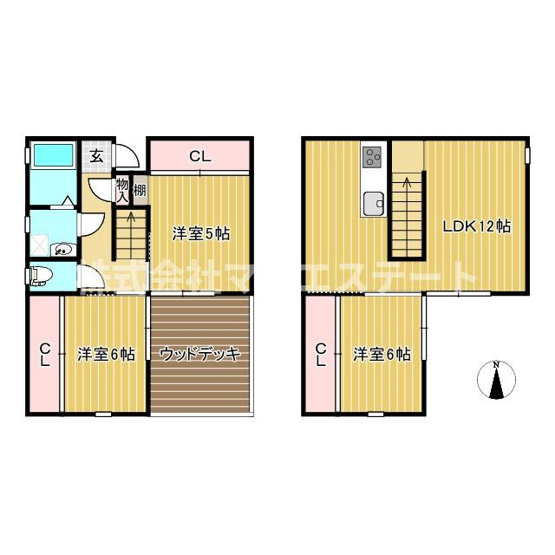【間取り】 | マーレ旭中央