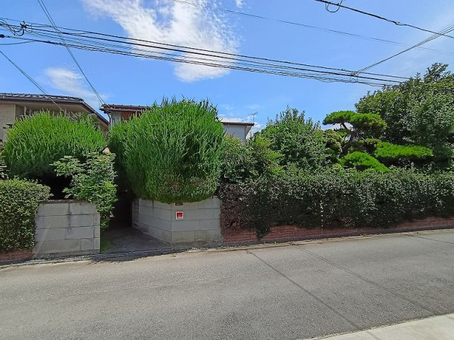 高崎市貝沢町　売地の外観|現地撮影：南方向より