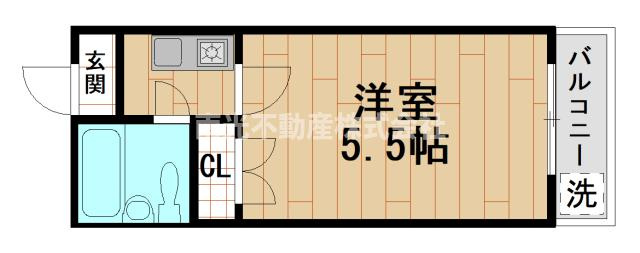 ラフィーネ小若江　（旧）アベニュー藤の間取り