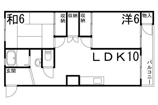 MISTRAL別府駅前の間取り